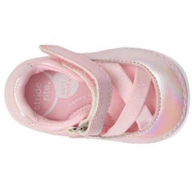 Stride Rite Baby SM Theresa Sandal, Pink Shimmer, 4.5 US Unisex Infant