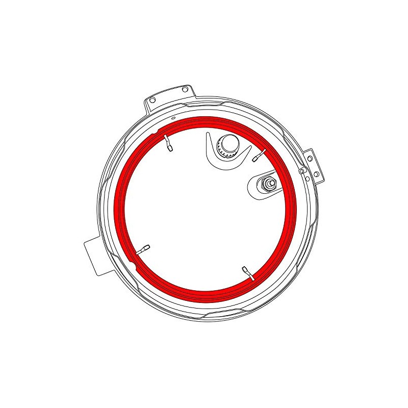 Twin Pack: 2 Replacement Sealing Rings/Sealing Gaskets Compatible with Selected