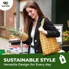 ECO CHIC Lightweight Foldable Reusable Shopping Bag Water Resistant Tote