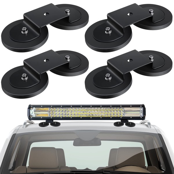 Shimeyao 4 Pcs Magnetic Base Light Bar Mounts Work Light