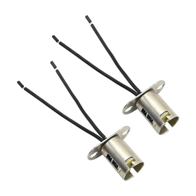 Zreneyfex 2PCS BAY15D 1157 Bulb Socket Holder with Wire Connector