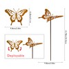 Decorative Garden Stakes, Butterfly Metal Decor for Lawn, Patio and