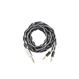 Moondrop Atami Earphone Re-Cable 3.5mm Double Terminal 4.4mm Headphone Re-Cable Litz Structure Specialty Single Crystal Copper + Special High Purity Silver Tin Alloy Earphone Upgrade Cable Durable