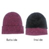 3Pcs Winter Knitted Hat Scarf Gloves Set Fleece Lined Warm