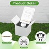 8 Sets Groomsman Proposal Gift Box with Golf Balls, Bamboo