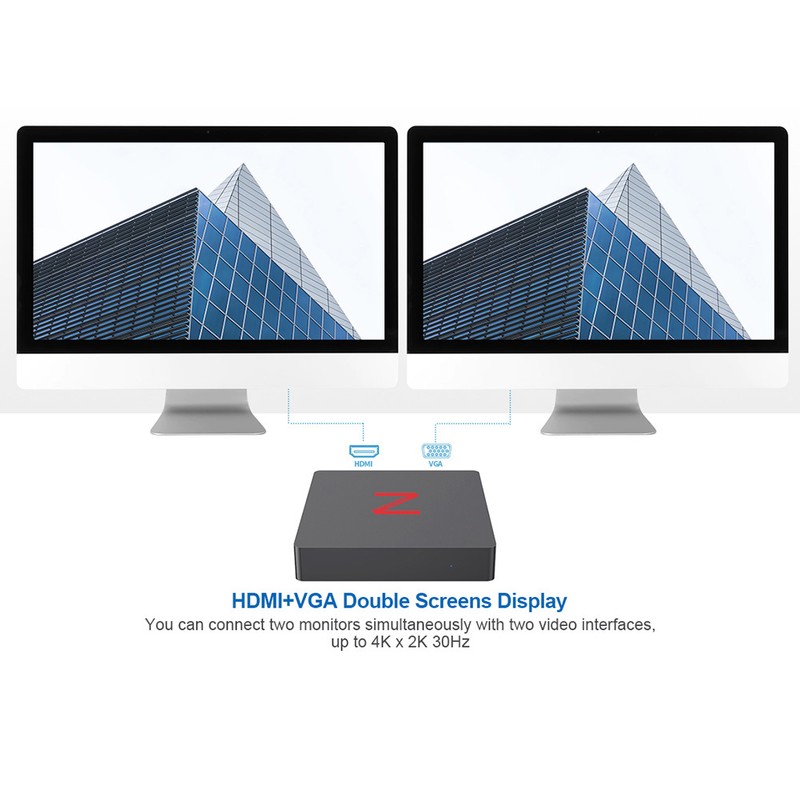 Z85 Beelink 2.4/5.8GHz Wifi VGA HDMI Quad Core Media Player