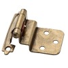 Liberty (2 Hinges) 3/8” Self Closing Hinge (Antique Brass) H0104AC-AB-03