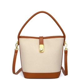 Covelin Classic Crossbody Bag for Women Trendy Shoulder Bag PU Leather Fashion Handbag with Adjustable Strap Brown