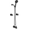 gotonovo 2 Handles Tub Shower Faucet Set,Bathtub Faucet Set with