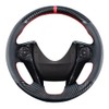 Carkooler DIY Stitching Carbon Fiber Steering Wheel Cover for Honda