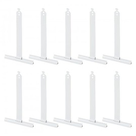 Volumoon 10 Pieces 150 mm Blinds Suspension Spring, White Roller Shutter Springs, Roller Shutter Spring with Dovetail, Roller Shutter Suspension, Roller Shutter Suspension Spring, Window Fittings