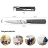 SENBON 440 Stainless Steel Super Sharp Pocket Folding Chef Knife