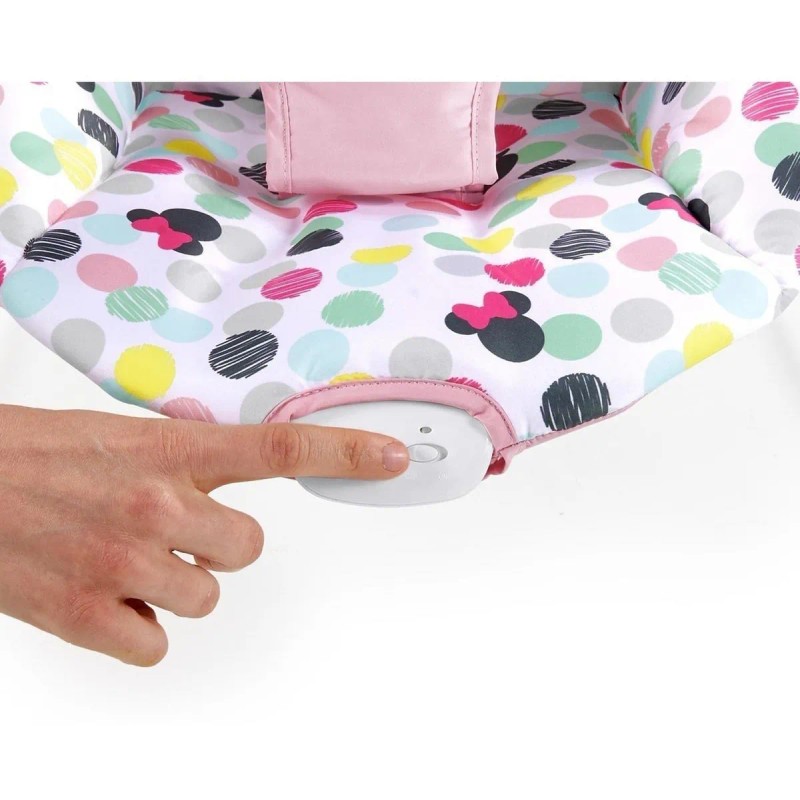 Silla Mecedora Eléctrica Bright Starts Minnie Mouse Rosa Rosa