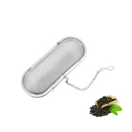 Weenwill Tea Filters,Stainless Steel Spice Strainer Tea strainers Sieve Ball Teapots Fine Mesh Tea Filter with Chain for Loose Tea,Herbal Tea