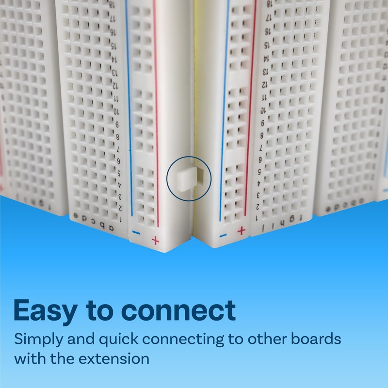 MMOBIEL 1pcs Solderless PCB Breadboard Prototype Circuit Board – 1x400
