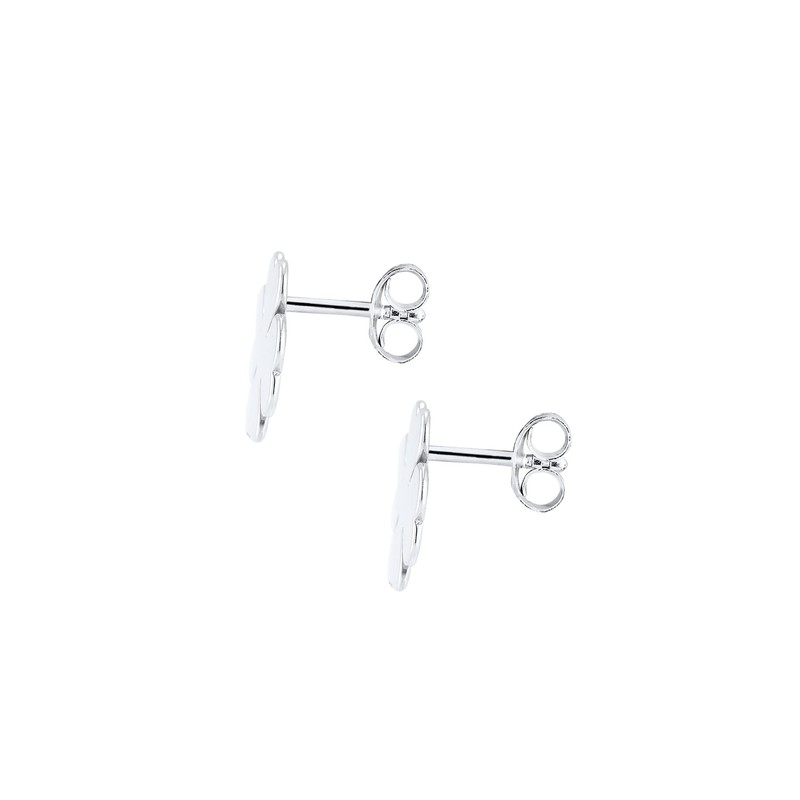 Elli Women Silver 925 Sterling Silver Cloverleaf Earrings
