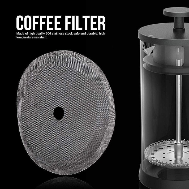 6 Pcs Universal French Press Filter Screen 3" 304 Stainless