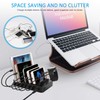 PRITEK Charging Station with 8pcs Short Charge Cables, 60W 6