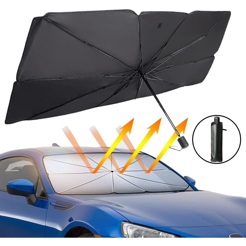 Genérico Parasol Coche Parabrisas Plegable Tipo Paraguas Protector - Bloqueador