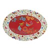 Bico Red Spring Bird Ceramic 16 inch Oval Platter, Microwave