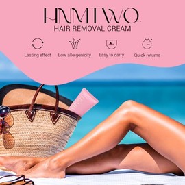Crema depilatoria para piernas, brazos y axilas, crema depilatoria sin dolor con aroma floral de vainilla, fórmula suave para mujeres y hombres, piel 