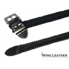 WING LEATHER GTC001 Leather Mesh Belt, Cowhide Leather, Genuine Leather,