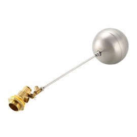 sourcing map Water Sensor Float 304 Stainless Steel Ball Lock 3/4 Inch DN20 Male Thread