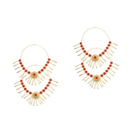 Beavorty 2sets Headpiece Women Glitter Dancing Necklace Head Chain for Parties 2pcs*2