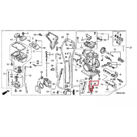 HONDA GENUINE HONDA CARBURETOR KEIHIN FCR NEEDLE MAIN JET HOLDER CRF250R CRF450R