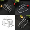 Ekoama Stainless Steel Toast Bread Rack 6 Slices Bread Box