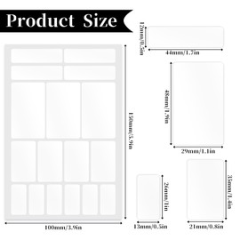 171Pcs Removable Labels for Jars Spice Label Stickers with Marker Pen White Waterproof Mason Jar Labels Food Container Clear Label Stickers Small Labels for Storage Bins for Home Organization Bottles