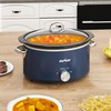 SUNVIVIPRO 3QT Slow Cooker, Small Crock with 3 Heating Settings