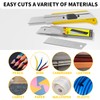 50-Pack 25MM Utility Knife Blades, Snap off Knife Blades for