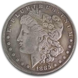 YIQILAFADA 1878-1921 Liberty Morgan Coin Replica Collection US Old Coin Collection United States of America Coin Souvenir Party Gifts