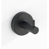 WENKO Uno Bosio Wall Hook Black Matt - Towel Hook,