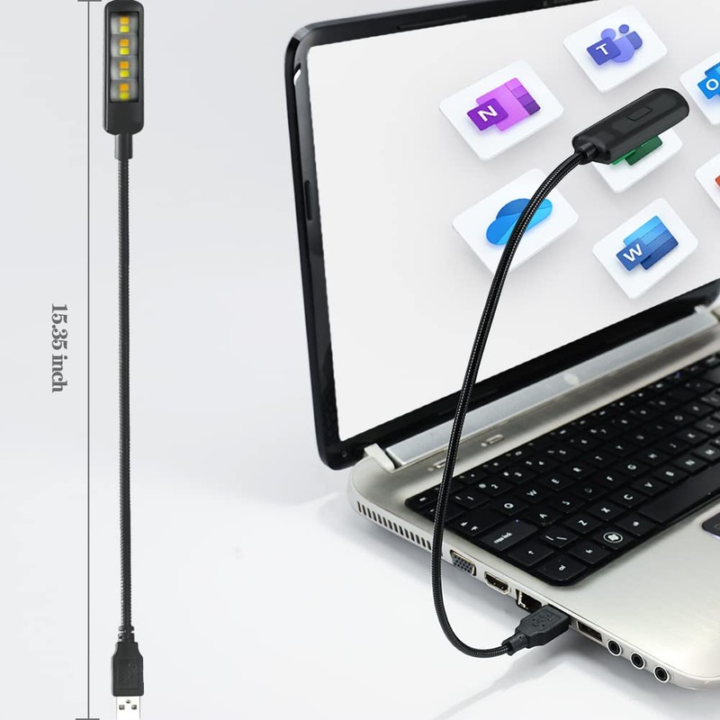 BUBOSPER USB Light for Laptop Keyboard, Thickened & Flexiable 3