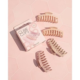 FRAMAR Pinzas para el cabello para cabello grueso - Pinza grande para cabello grueso, pinzas para el cabello para niñas, pinzas para el cabello grande