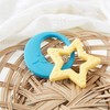 C.R. Gibson 100% Food Grade Silicone Star Baby Teether for