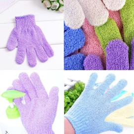 5 pcs Exfoliating Shower Gloves, Double Sided Exfoliating Bath Gloves Deep Clean Dead Skin for Spa Massage Beauty Skin Shower Body Scrubber Bathing Accessories