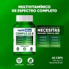 Complejo Biotina Ácido Fólico Hombres Mujeres Vitaminas B12 Cápsulas Multiblue