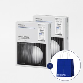 Mediheal Spicule Pore Elasticity System 2 Ampoule & Collagen Gel Mask 10 Sheets, 2 Count