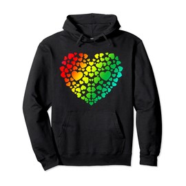 Heart Shape Love Elegant Colorful Heart Pullover Hoodie