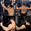 Generic Ergonomic LAT Pull Down Bars, Back and Triceps Strength