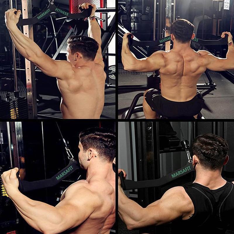 Generic Ergonomic LAT Pull Down Bars, Back and Triceps Strength