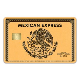 KCD 3 Pack Mexican Express Credit Card Skin Debit Sticker Decal Cover Wrap American