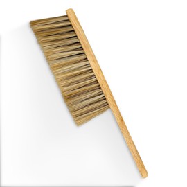 Rattleware Durable 11” Counter Brush - Solid Wood Handle, Horsehair Bristles & Static-Fre - Ideal for Home & Commercial Use