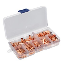 Red Copper Wire Connectors GT1-6 mm Intermediate Wire Connectors Pack of 250