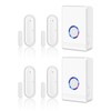 GREENCYCLE Wireless Door Sensor Chime,Door Chime for Business When Entering,Shop