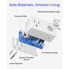 BN-LINK - Enchufe inteligente WiFi resistente, enchufe WiFi inteligente para