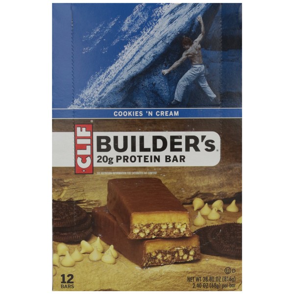 CLIF BUILDER'S - Protein Bar - Cookies and Cream - (2.4 oz)